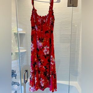 Floral tropical dress